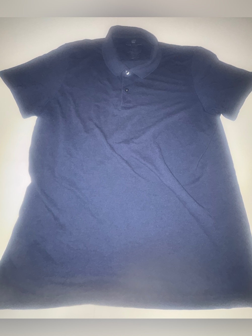 Mack Weldon Men's Navy Polo Shirt Size XL Golf Thin Material Breathable